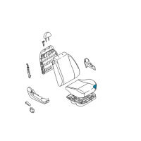 OEM Pontiac G3 Pad Asm, Driver Seat Cushion Diagram - 96846591