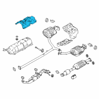 OEM Kia Cadenza Panel-Heat Protector Diagram - 28793F6000