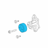 OEM 2014 Scion xB Pulley Diagram - 16173-28020