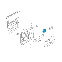 OEM 2013 Lincoln Navigator Lock Switch Diagram - BL7Z-14028-AA