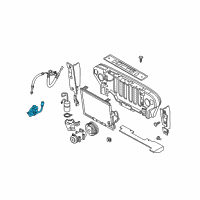 OEM Jeep Wrangler Line-A/C Liquid Diagram - 55037581AG