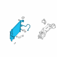 OEM Jeep Liberty Engine Cooling Radiator Diagram - 68033227AA