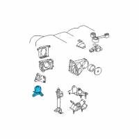 OEM 2002 Toyota Camry Front Mount Diagram - 12361-20080