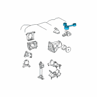 OEM 2000 Toyota Camry Mount Diagram - 12363-20050