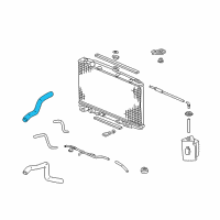 OEM 2000 Honda Odyssey Hose, Water (Upper) Diagram - 19501-P8F-A00