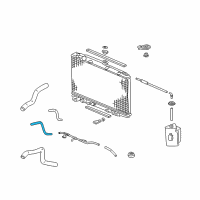 OEM 2003 Honda Civic Hose (315MM) (ATf) Diagram - 25211-PLM-A06