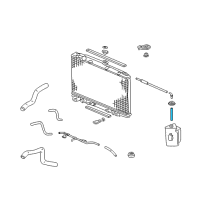 OEM 2004 Honda Odyssey Tube, Reserve Tank Diagram - 19104-P8F-A00
