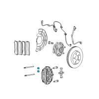 OEM 2013 Dodge Challenger Boot-Disc Brake Diagram - 5174318AA