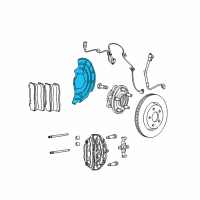 OEM Jeep Grand Cherokee Shield-Splash Diagram - 5290650AA