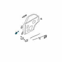 OEM Kia Checker Assembly-Rear Door Diagram - 794903E001