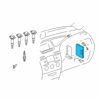 OEM Toyota Prius ECM Diagram - 89661-47054