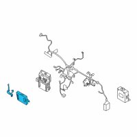 OEM Hyundai Brake Control Module Unit Assembly Diagram - 95400-2SEC0