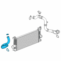 OEM 2014 Chevrolet Cruze Air Inlet Tube Diagram - 13419572