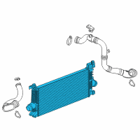 OEM 2013 Chevrolet Cruze Intercooler Diagram - 13311080