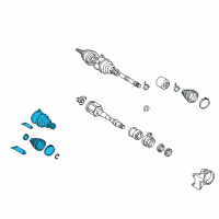 OEM 2007 Toyota RAV4 Boot Kit Diagram - 04427-44050