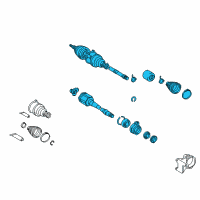 OEM Scion tC Axle Assembly Diagram - 43420-21070