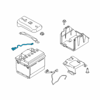 OEM 2018 Ford Transit Connect Negative Cable Diagram - AV6Z-10C679-P