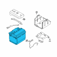 OEM 2014 Ford Focus Battery Diagram - BXT-67R