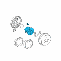 OEM 2002 Toyota Camry Hub & Bearing Diagram - 42410-33050