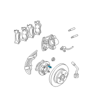 OEM Ram Dakota Stud Hub 9/16-18 Diagram - 5114200AA