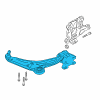 OEM 2015 Ford Edge Lower Control Arm Diagram - F2GZ-3078-C