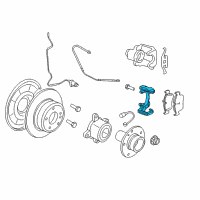 OEM 2017 BMW X6 Calliper Carrier Diagram - 34-21-7-847-226