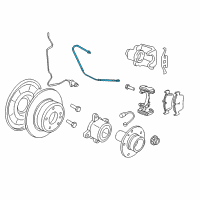 OEM 2019 BMW X6 BRAKE HOSE, RIGHT Diagram - 34-30-6-887-452