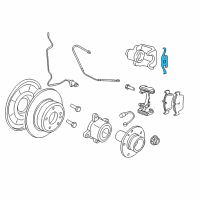 OEM 2016 BMW X6 Clip Diagram - 34-21-6-789-352