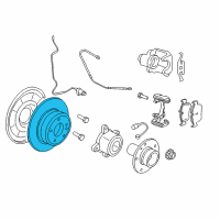 OEM 2017 BMW X6 Brake Disc, Ventilated, Left Diagram - 34-21-2-284-903