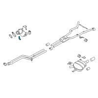 OEM 2013 BMW ActiveHybrid 7 HOLDER CATALYTIC CONVERTER N Diagram - 18-32-7-611-094
