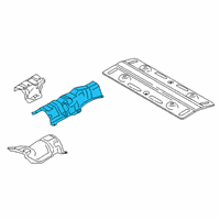 OEM 2020 Lincoln Nautilus Heat Shield Diagram - K2GZ-5811434-B