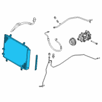 OEM 2016 Lexus ES350 CONDENSER Assembly Diagram - 88460-33170