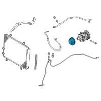 OEM Lexus IS350 Clutch Assembly, Magnet Diagram - 88410-33190