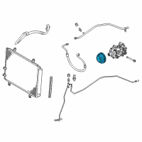 OEM 2016 Lexus GS350 Clutch Assembly, Magnet Diagram - 88410-33190