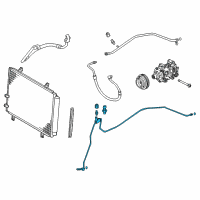 OEM 2016 Lexus ES350 Tube & Accessory Assembly Diagram - 88710-33180