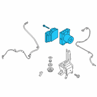 OEM 2019 Ford Expedition ABS Control Unit Diagram - KL1Z-2C215-B