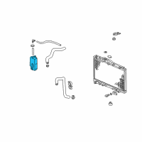 OEM Acura TL Tank, Reserve Diagram - 19101-P8E-A01