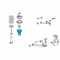 OEM GMC Yukon XL 1500 Upper Insulator Diagram - 25940741