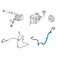 OEM Buick Lucerne Pressure Hose Diagram - 25936850