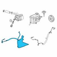 OEM 2011 Buick Lucerne Hose Asm-P/S Gear Outlet Diagram - 20767274