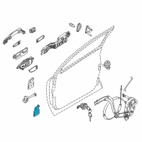 OEM 2015 Nissan 370Z Hinge Assy-Front Door, Upper RH Diagram - 80400-1EA0A