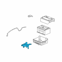 OEM 2007 Ford Five Hundred Support Bracket Diagram - 5F9Z-10A666-AA