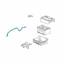 OEM Mercury Montego Positive Cable Diagram - 5F9Z-14300-GB