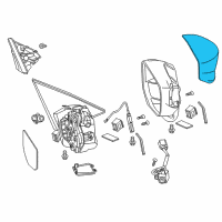 OEM 2012 Honda Crosstour Cap, Passenger Side Skull (Silver Metallic) Diagram - 76201-TA0-A01ZD