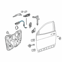 OEM 2017 Jeep Cherokee Cable-Inside Lock Cable Diagram - 68227239AB