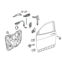 OEM 2019 Jeep Cherokee Link-Key Cylinder To Latch Diagram - 68227275AA