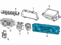 OEM Jeep Grand Cherokee L VEHICLE FEATURE CONTROLS Diagram - 68376524AC