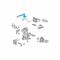 OEM 2007 Honda Fit Hose, Water Outlet Diagram - 79725-SEM-F00