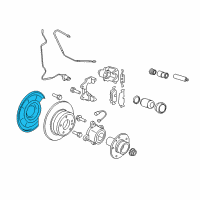 OEM 2008 BMW X5 Protection Plate Diagram - 34-21-6-857-981