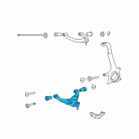 OEM Lower Control Arm Diagram - 48068-60040